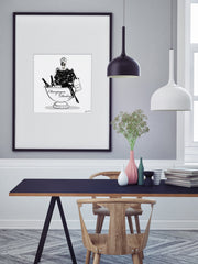 Champagne Darling - Illustration - Limited Edition Print - Tiffany La Belle