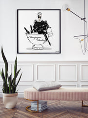 Champagne Darling - Illustration - Limited Edition Print - Tiffany La Belle