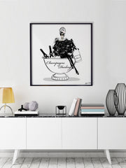 Champagne Darling - Illustration - Limited Edition Print - Tiffany La Belle