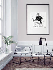 Champagne Darling - Illustration - Limited Edition Print - Tiffany La Belle