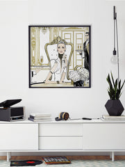 Champagne Dining - Illustration - Limited Edition Print - Tiffany La Belle