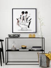 Champagne Friday - Illustration - Limited Edition Print - Tiffany La Belle