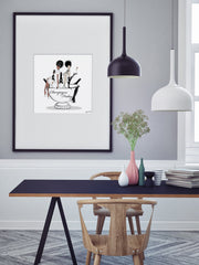 Champagne Friday - Illustration - Limited Edition Print - Tiffany La Belle
