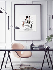 Champagne Friday - Illustration - Limited Edition Print - Tiffany La Belle