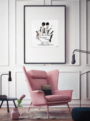 Champagne Friday - Illustration - Limited Edition Print - Tiffany La Belle