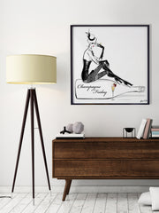 Champagne Friday with Strawberries - Illustration - Limited Edition Print - Tiffany La Belle