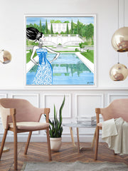 Chanel Haute Couture Spring - Illustration - Canvas Gallery Print - Unframed or Framed - Tiffany La Belle
