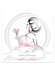 Cheers Darlings - Illustration - Limited Edition Print - Tiffany La Belle