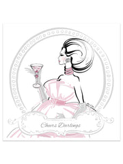 Cheers Darlings - Illustration - Limited Edition Print - Tiffany La Belle