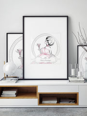 Cheers Darlings - Illustration - Limited Edition Print - Tiffany La Belle