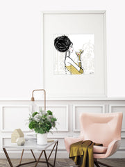 Cocktail Hour - Illustration - Limited Edition Print - Tiffany La Belle