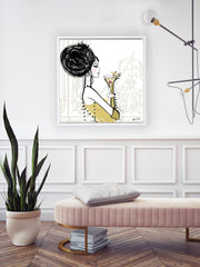 Cocktail Hour - Illustration - Canvas Gallery Print - Unframed or Framed - Tiffany La Belle