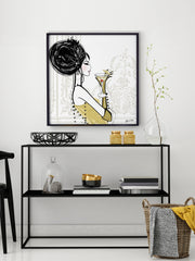 Cocktail Hour - Illustration - Limited Edition Print - Tiffany La Belle