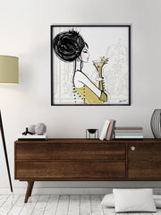Cocktail Hour - Illustration - Limited Edition Print - Tiffany La Belle