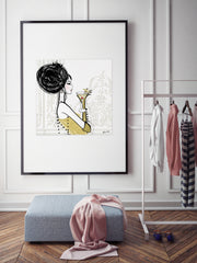 Cocktail Hour - Illustration - Limited Edition Print - Tiffany La Belle