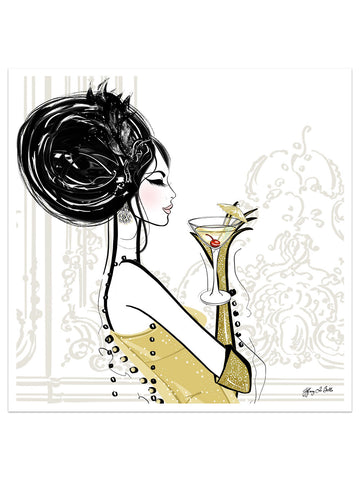 Cocktail Hour - Illustration - Limited Edition Print - Tiffany La Belle