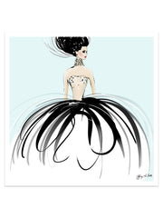 Couture Gems - Illustration - Limited Edition Print - Tiffany La Belle