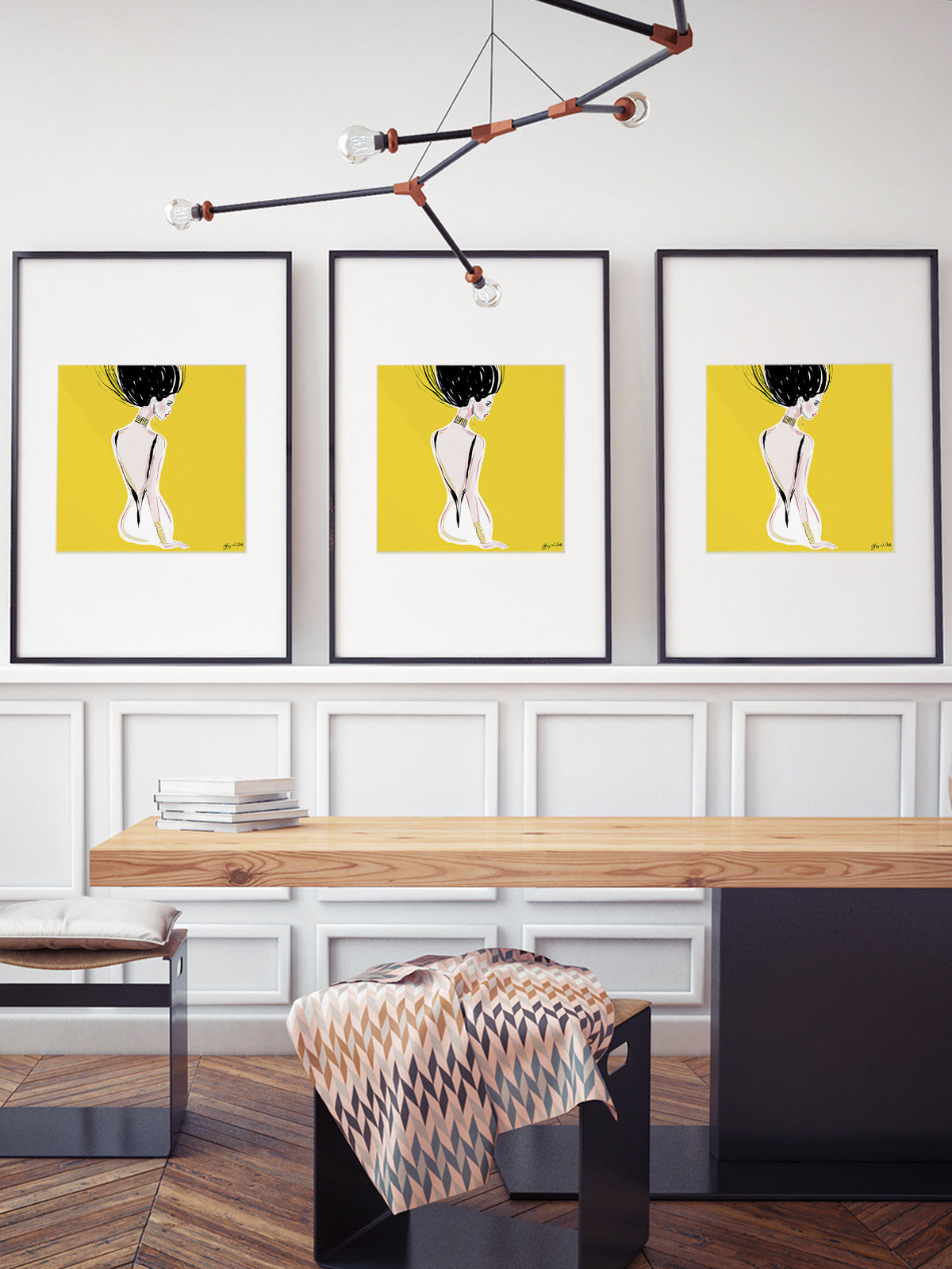 Quite Shy - Illustration - Limited Edition Print - Tiffany La Belle