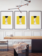 Quite Shy - Illustration - Limited Edition Print - Tiffany La Belle