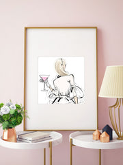 Dior Cocktails - Illustration - Limited Edition Print - Tiffany La Belle