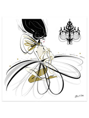 For the Love of Pearls - Illustration - Limited Edition Print - Tiffany La Belle
