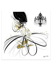 For the Love of Pearls - Illustration - Limited Edition Print - Tiffany La Belle