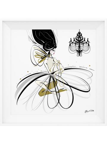 For the Love of Pearls - Illustration - Limited Edition Print - Tiffany La Belle