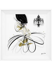 For the Love of Pearls - Illustration - Limited Edition Print - Tiffany La Belle