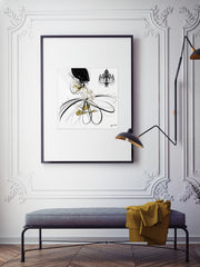 For the Love of Pearls - Illustration - Limited Edition Print - Tiffany La Belle