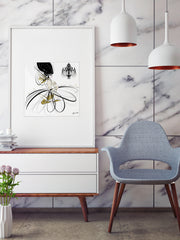 For the Love of Pearls - Illustration - Limited Edition Print - Tiffany La Belle