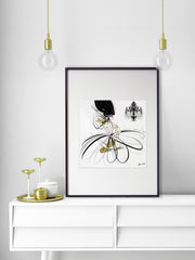 For the Love of Pearls - Illustration - Limited Edition Print - Tiffany La Belle