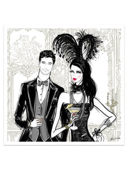 Friday Extravaganza - Illustration - Limited Edition Print - Tiffany La Belle