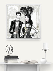 Friday Extravaganza - Illustration - Canvas Gallery Print - Unframed or Framed - Tiffany La Belle