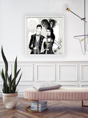 Friday Extravaganza - Illustration - Canvas Gallery Print - Unframed or Framed - Tiffany La Belle