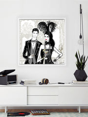 Friday Extravaganza - Illustration - Canvas Gallery Print - Unframed or Framed - Tiffany La Belle