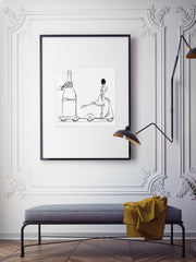 Cheers on Wheels - Illustration - Limited Edition Print - Tiffany La Belle