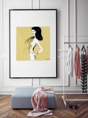 She's All Style - Illustration - Limited Edition Print - Tiffany La Belle