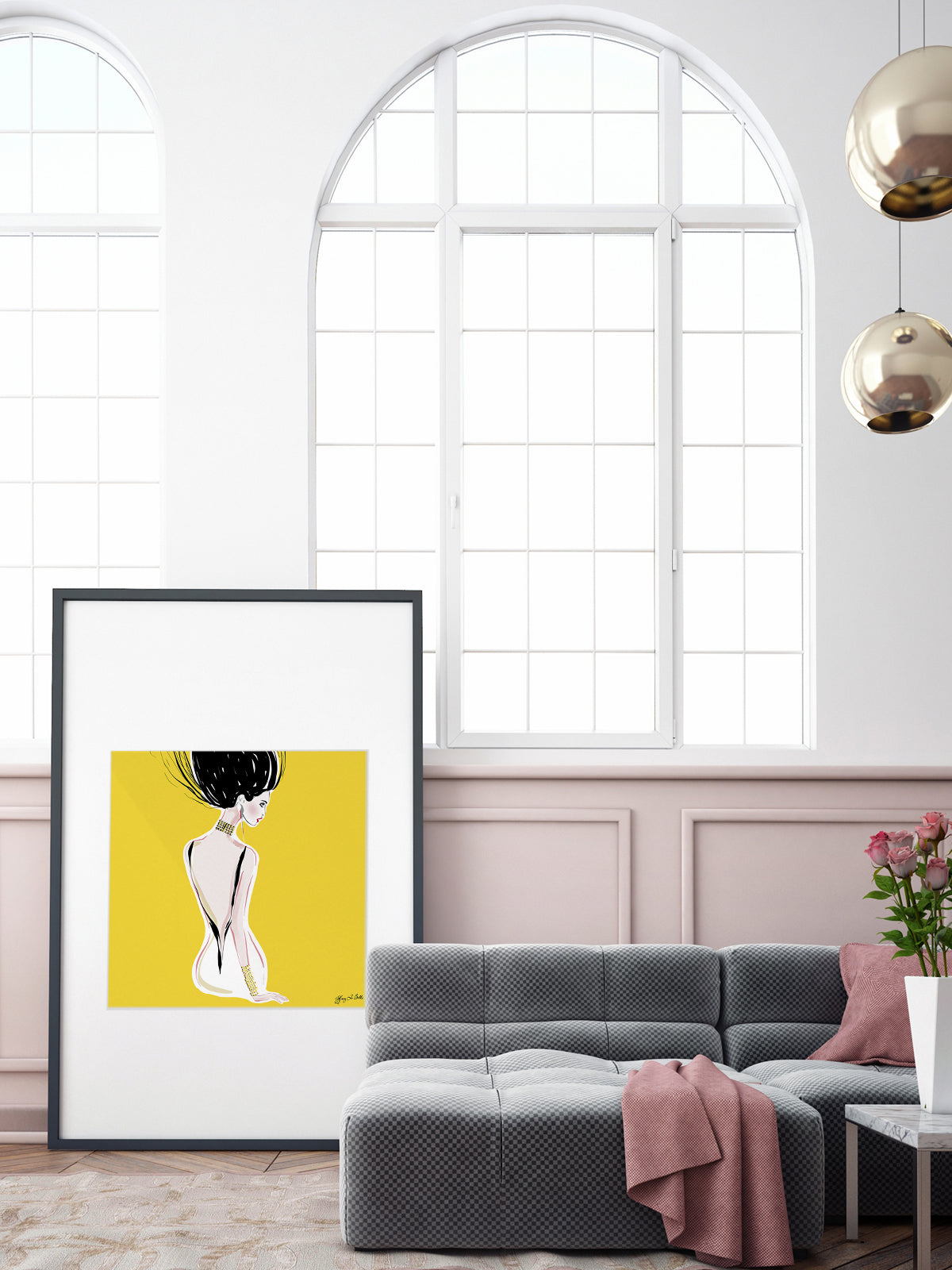 Quite Shy - Illustration - Limited Edition Print - Tiffany La Belle