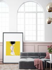 Quite Shy - Illustration - Limited Edition Print - Tiffany La Belle