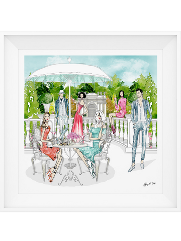 Garden Party - Illustration - Limited Edition Print - Tiffany La Belle
