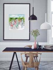 Garden Party - Illustration - Limited Edition Print - Tiffany La Belle