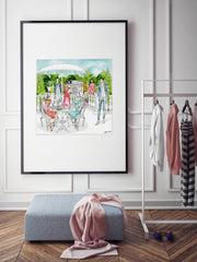 Garden Party - Illustration - Limited Edition Print - Tiffany La Belle