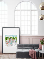 Garden Party - Illustration - Limited Edition Print - Tiffany La Belle