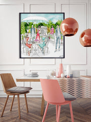 Garden Party - Illustration - Limited Edition Print - Tiffany La Belle