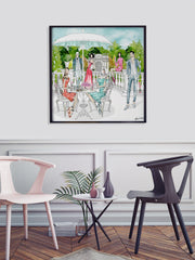 Garden Party - Illustration - Limited Edition Print - Tiffany La Belle