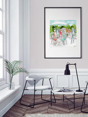 Garden Party - Illustration - Limited Edition Print - Tiffany La Belle