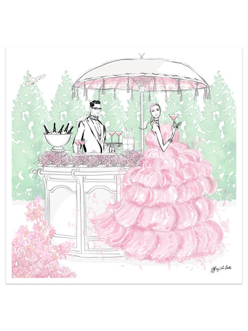 Giambattista Valli Cocktail Couture - Illustration - Limited Edition Print - Tiffany La Belle