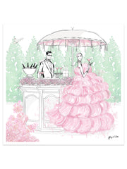 Giambattista Valli Cocktail Couture - Illustration - Limited Edition Print - Tiffany La Belle