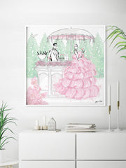 Giambattista Valli Cocktail Couture - Illustration - Limited Edition Print - Tiffany La Belle