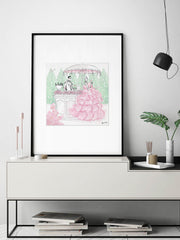 Giambattista Valli Cocktail Couture - Illustration - Limited Edition Print - Tiffany La Belle